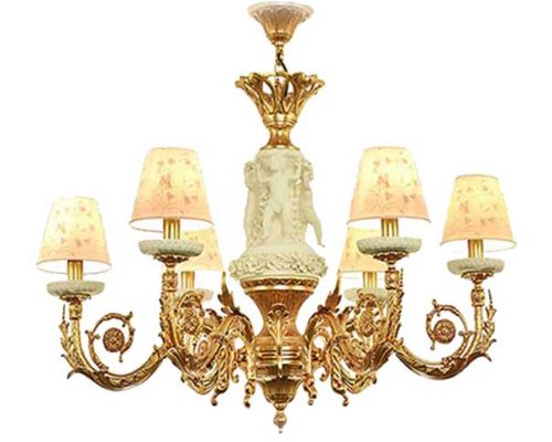 لوستر جدید کلاسیک 6 شاخه کد6442