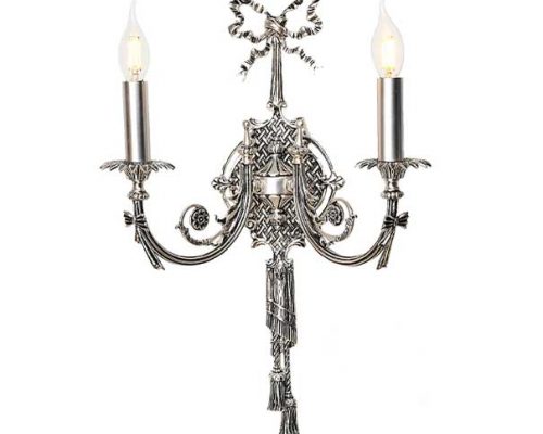 دیوارکوب تزیینی 2 شعله پاپیون کد6576