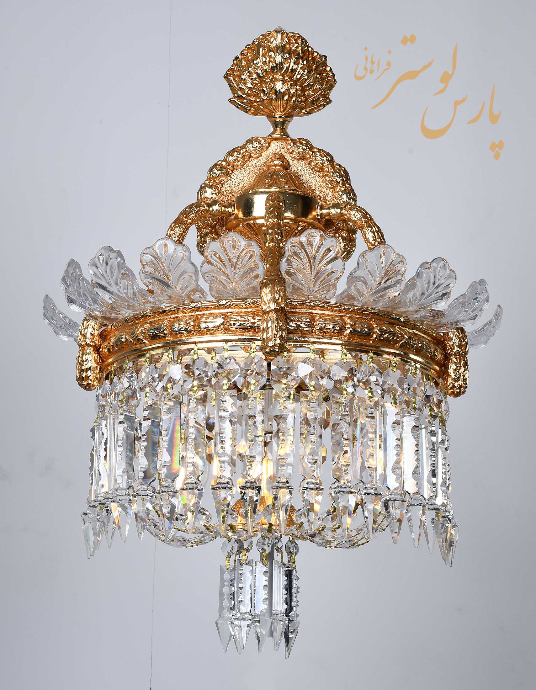 Wall knocker دیوارکوب کلاسیک برلیان 2 شعله کد 6568