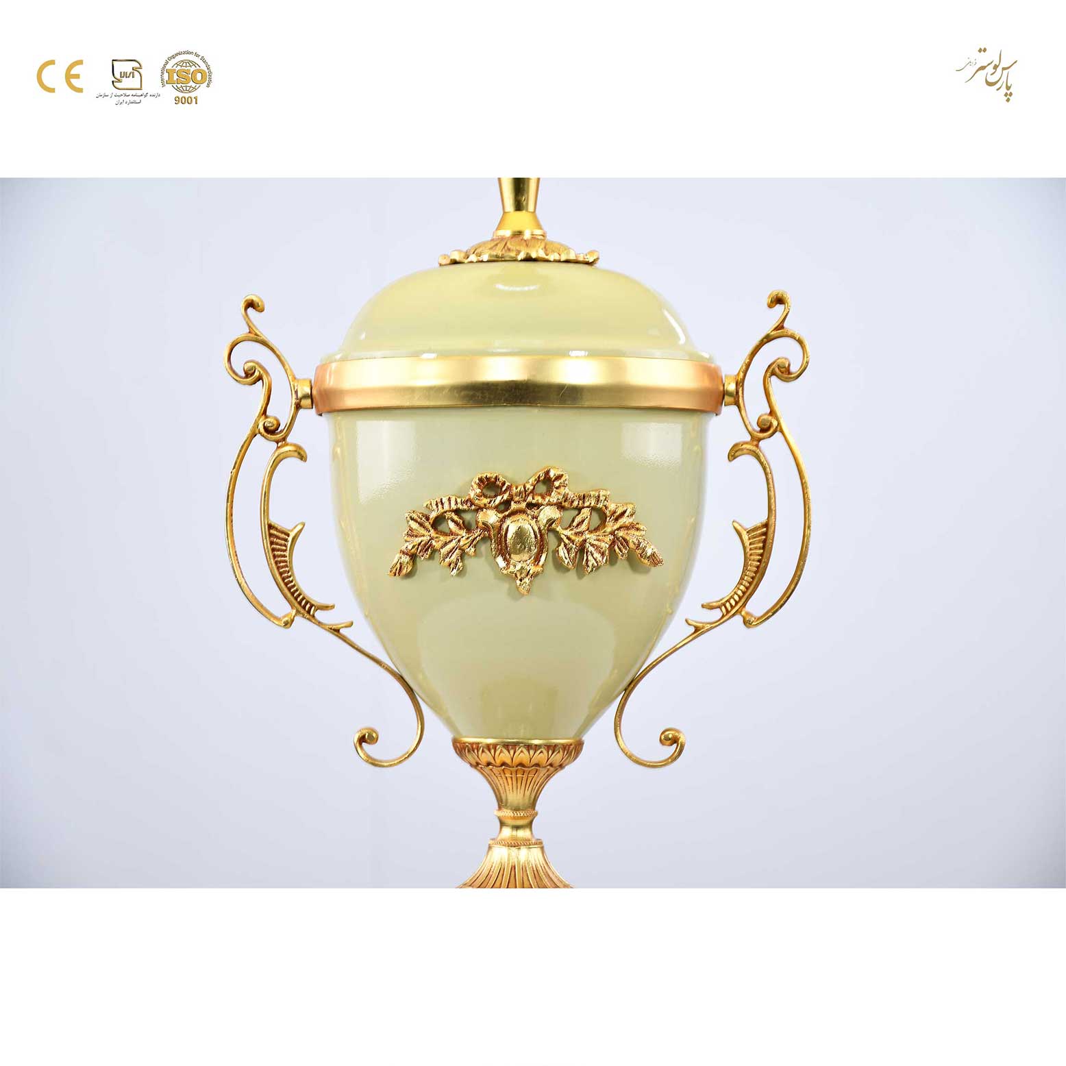 آباژور رومیزی کلاسیک تک شعله مدل 920125 آباژور رومیزی کلاسیک تک شعله مدل 920125