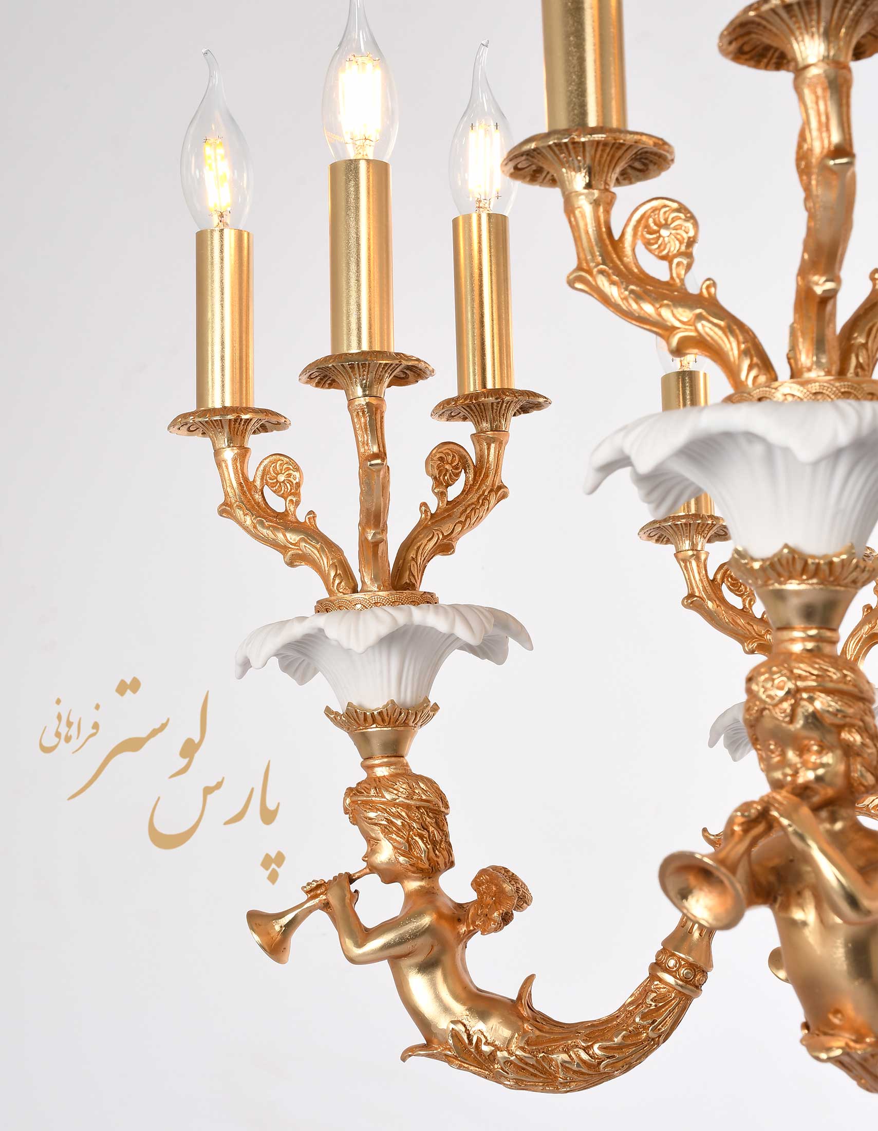 Chandelier لوستر کلاسیک طرح خورشید کد 6642
