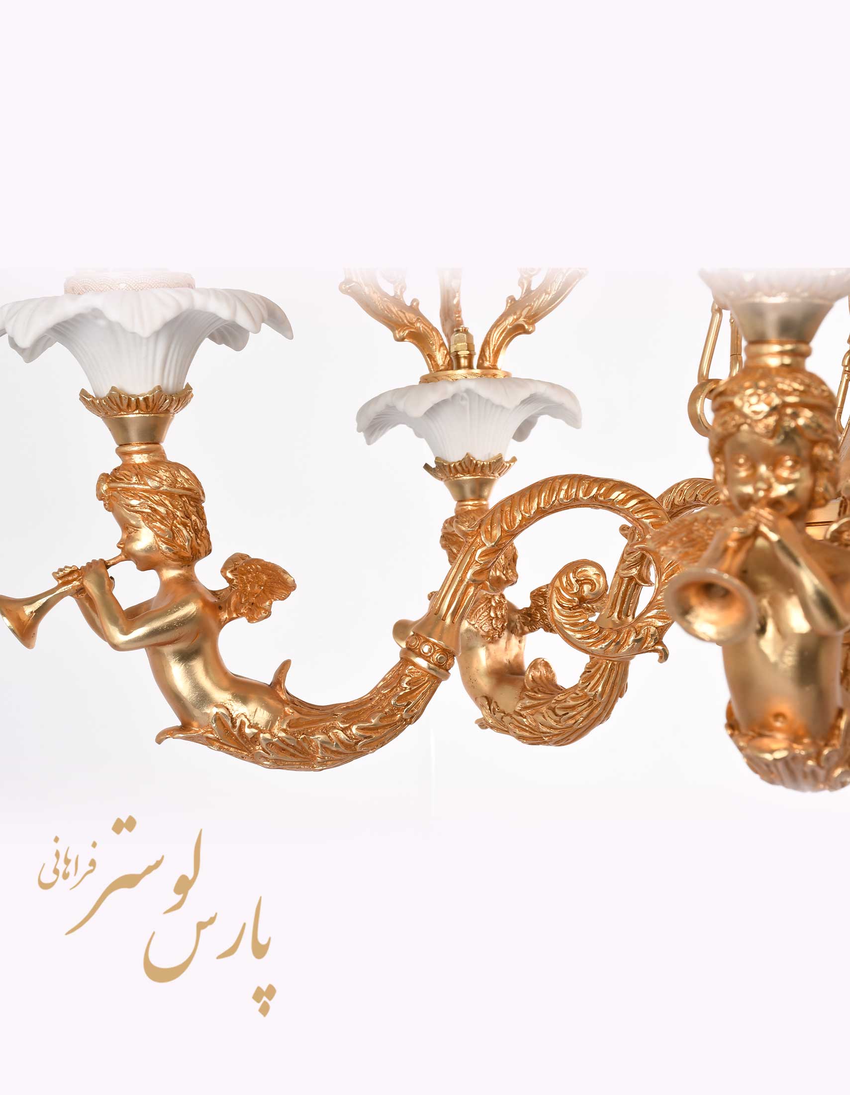 Chandelier لوستر کلاسیک طرح خورشید کد 6642