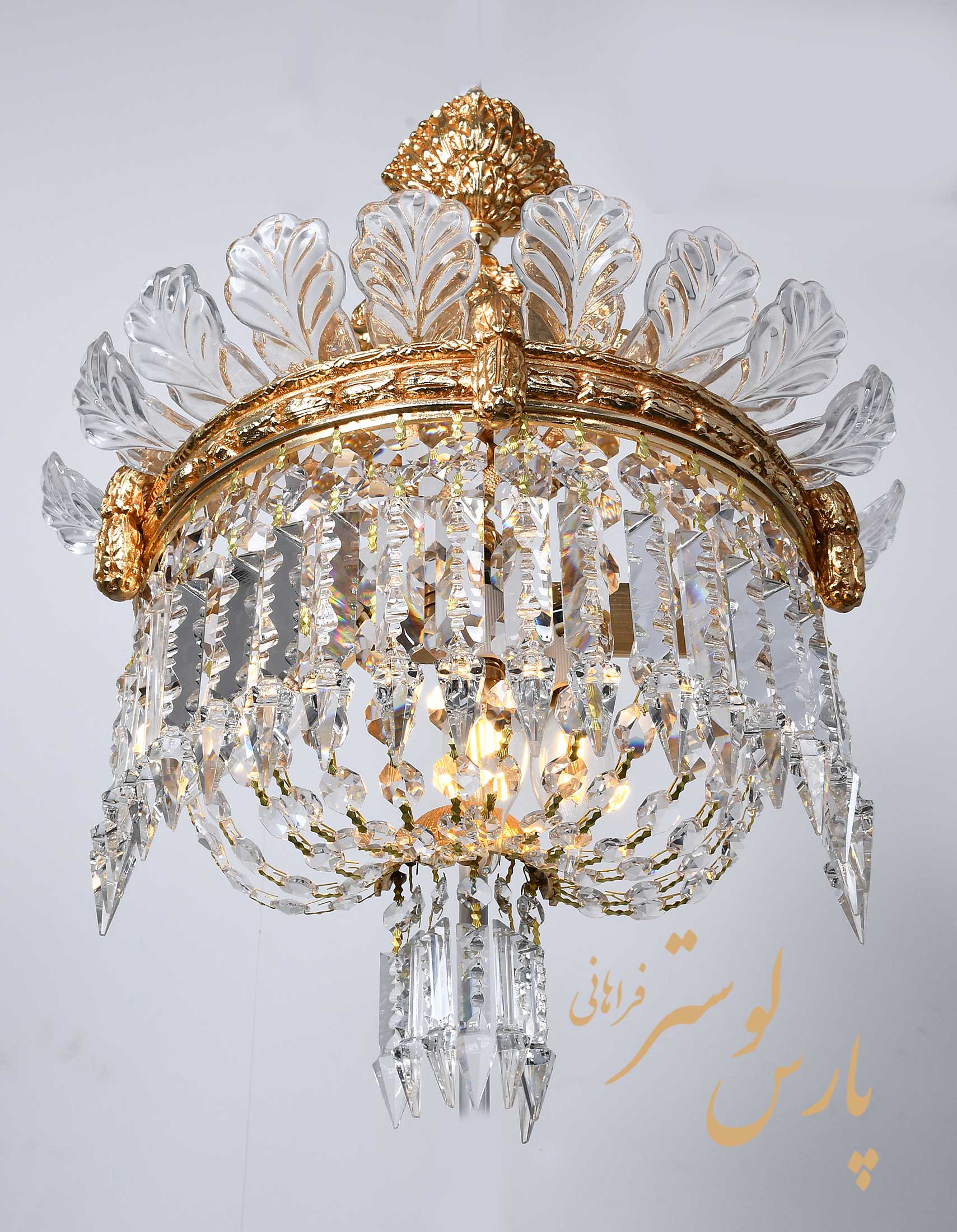 Wall knocker دیوارکوب کلاسیک برلیان 2 شعله کد 6568