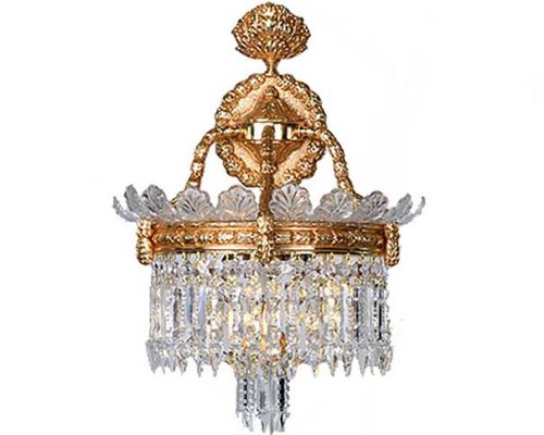 لوستردیوارکوب برلیان 2 شعله کد6568