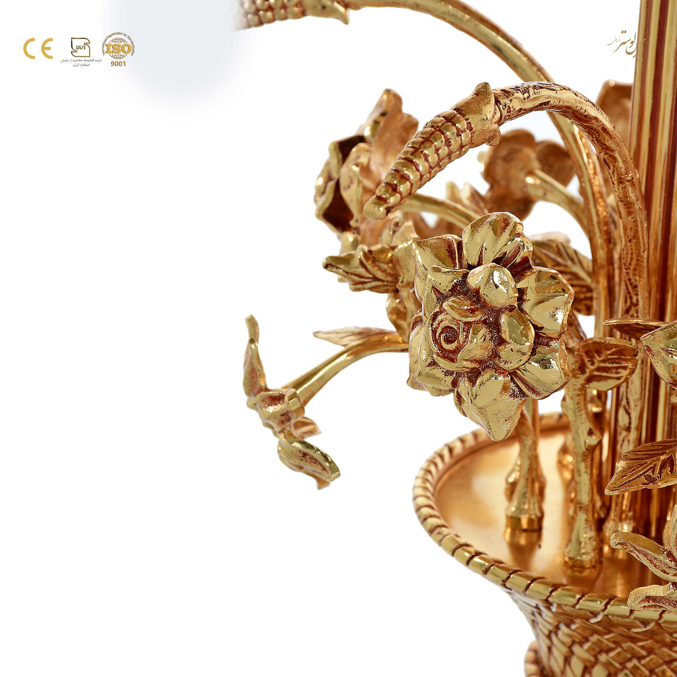 میز عسلی شیک طرح برنزی کد96051 میز عسلی شیک طرح برنزی کد96051