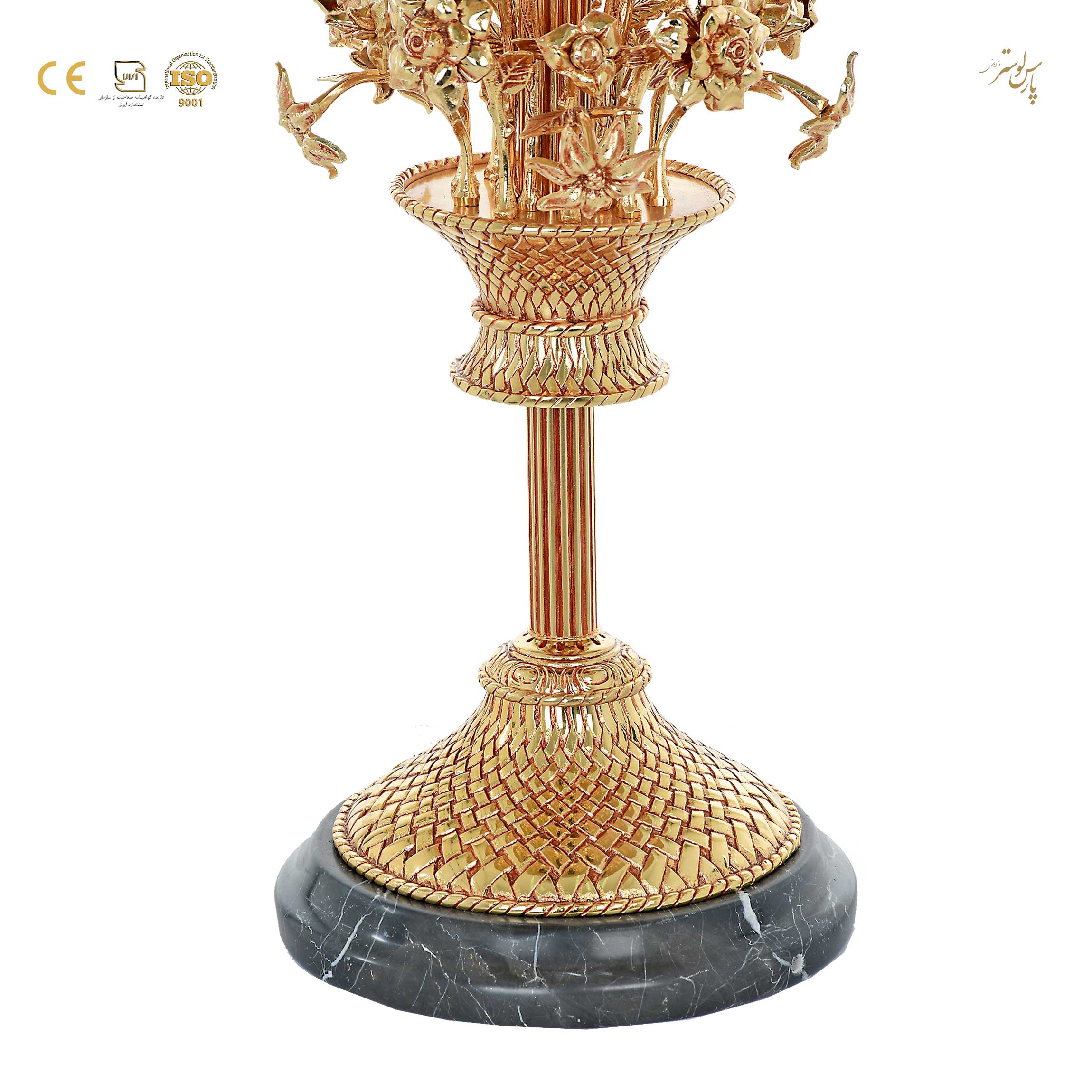 میز عسلی شیک طرح برنزی کد96051 میز عسلی شیک طرح برنزی کد96051