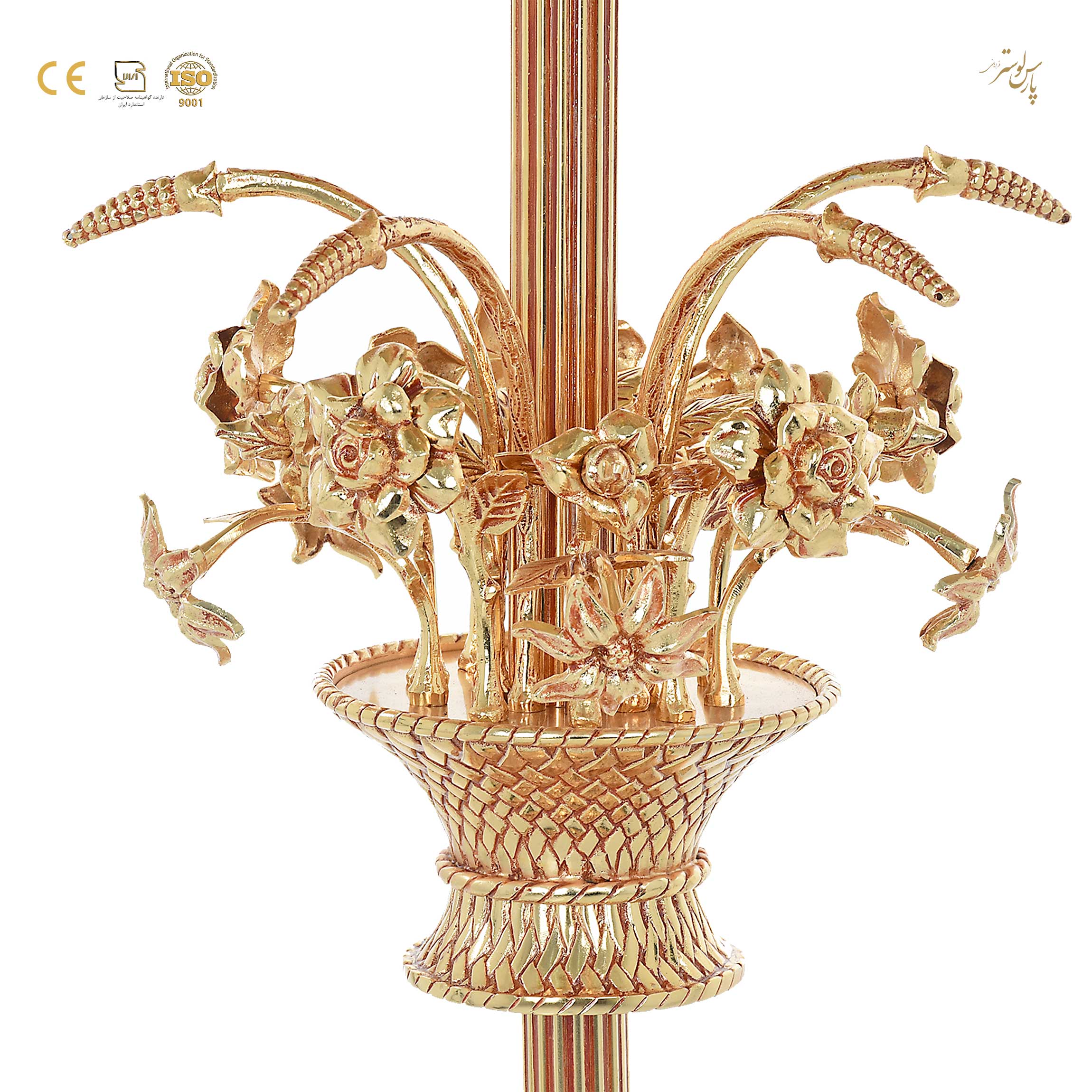 میز عسلی شیک طرح برنزی کد96051 میز عسلی شیک طرح برنزی کد96051