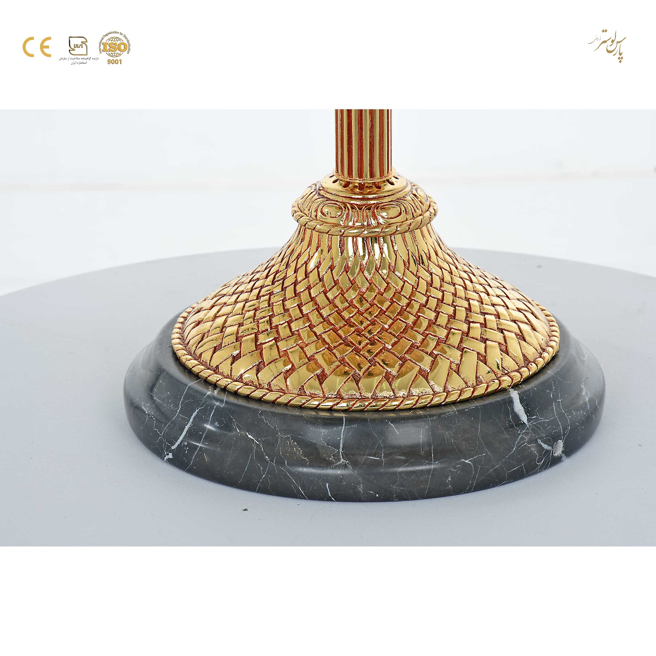 میز عسلی شیک طرح برنزی کد96051 میز عسلی شیک طرح برنزی کد96051