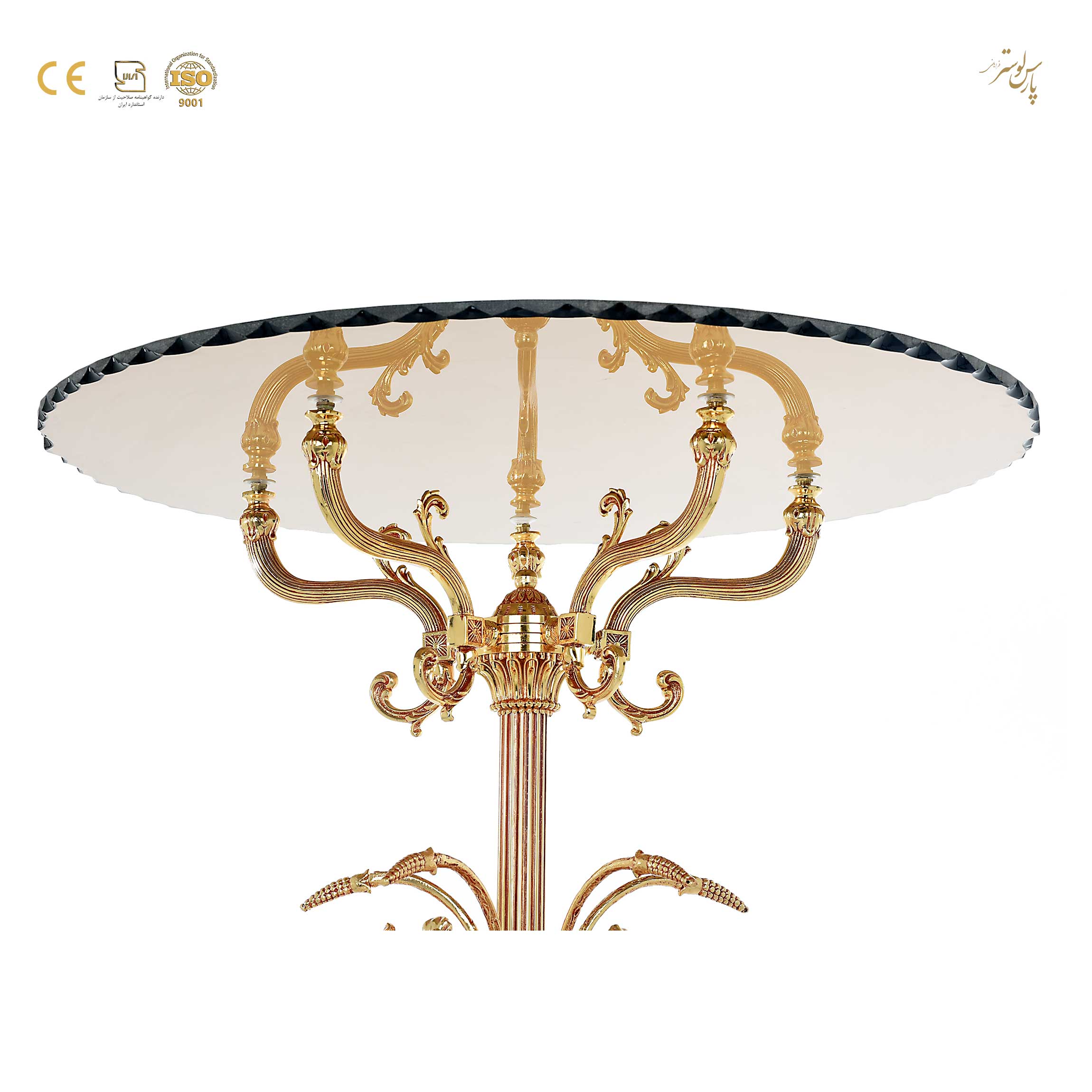 میز عسلی شیک طرح برنزی کد96051 میز عسلی شیک طرح برنزی کد96051