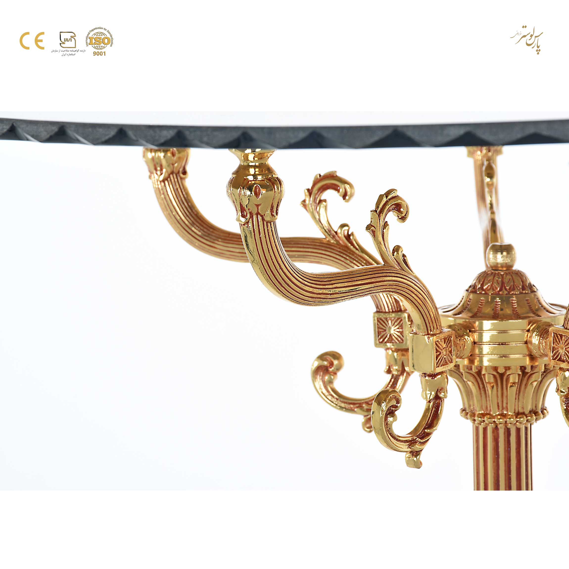 میز عسلی شیک طرح برنزی کد96051 میز عسلی شیک طرح برنزی کد96051