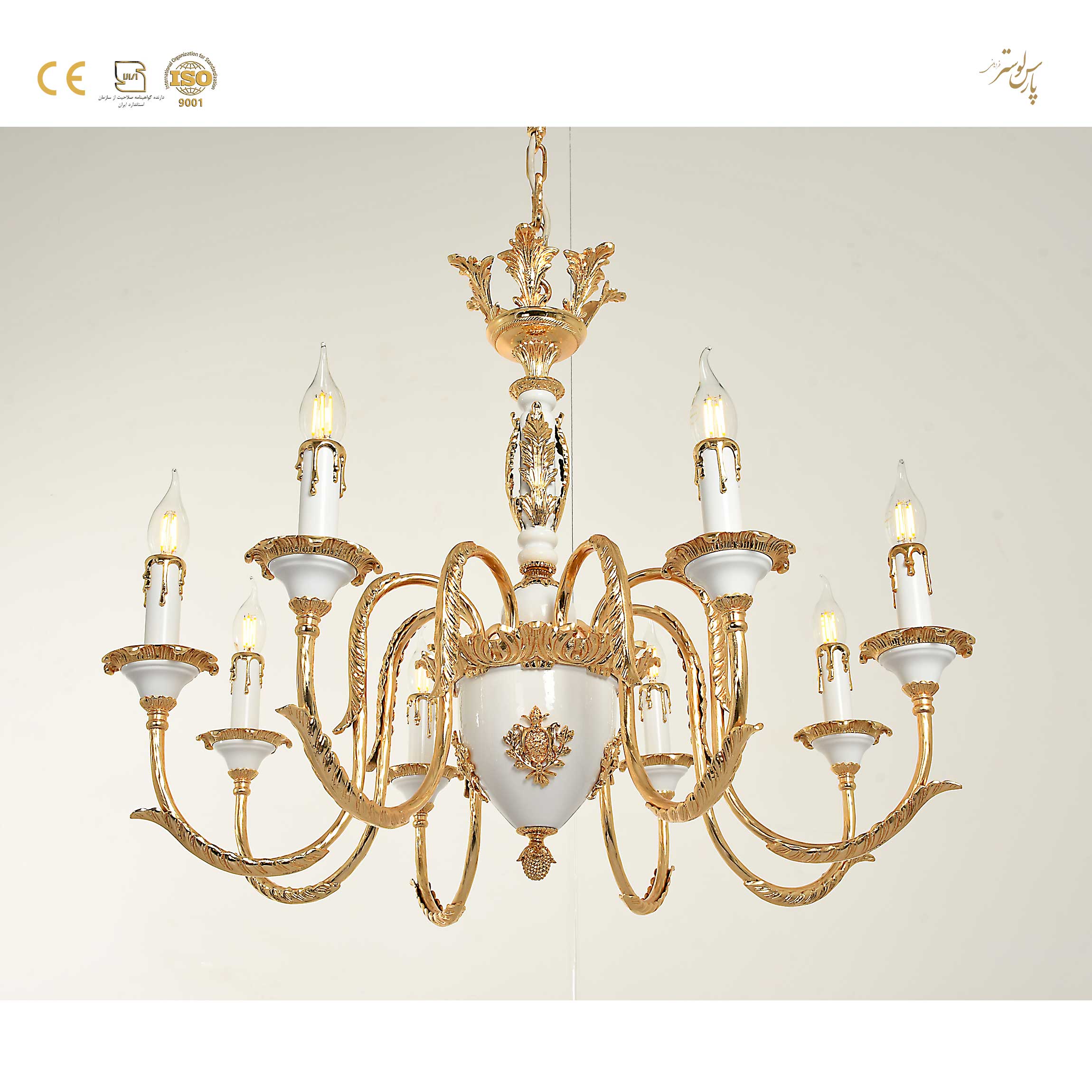 لوستر جدید سبک کلاسیک کد 6669 لوستر جدید سبک کلاسیک کد 6669