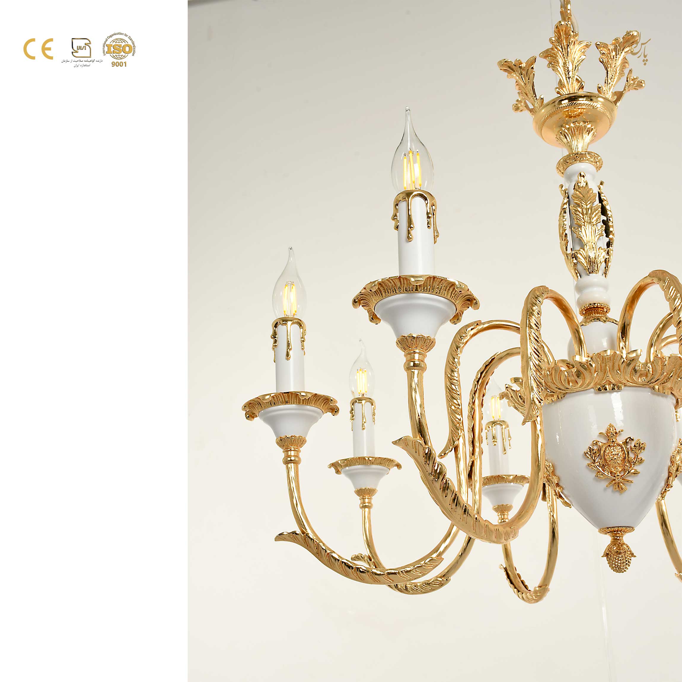 لوستر جدید سبک کلاسیک کد 6669 لوستر جدید سبک کلاسیک کد 6669