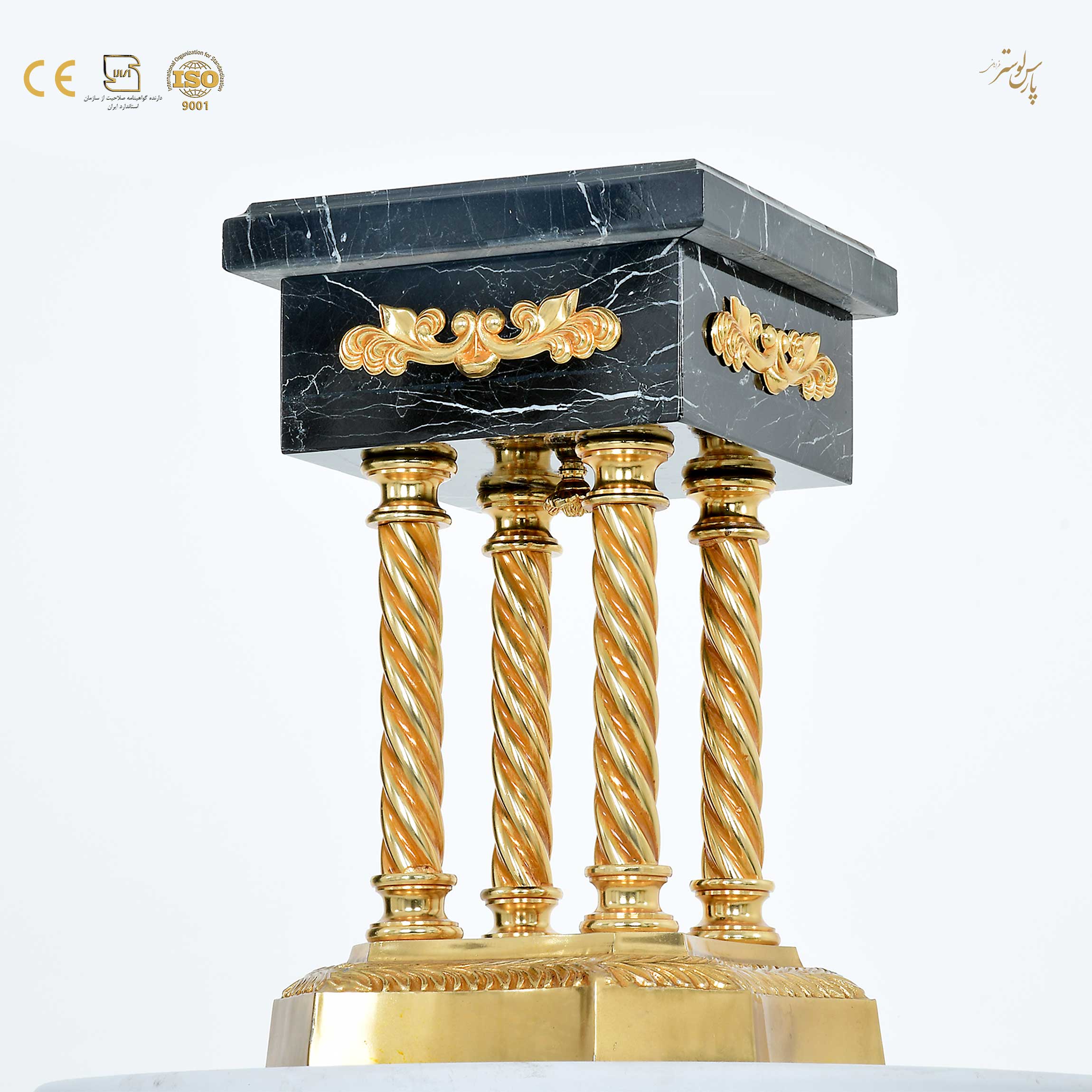 میز عسلی جدید طرح برنزی کد96089 میز عسلی جدید طرح برنزی کد96089