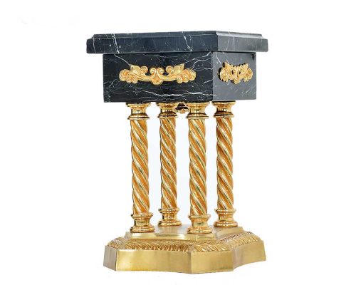 میز عسلی جدید و شیک طرح برنزی کد96089