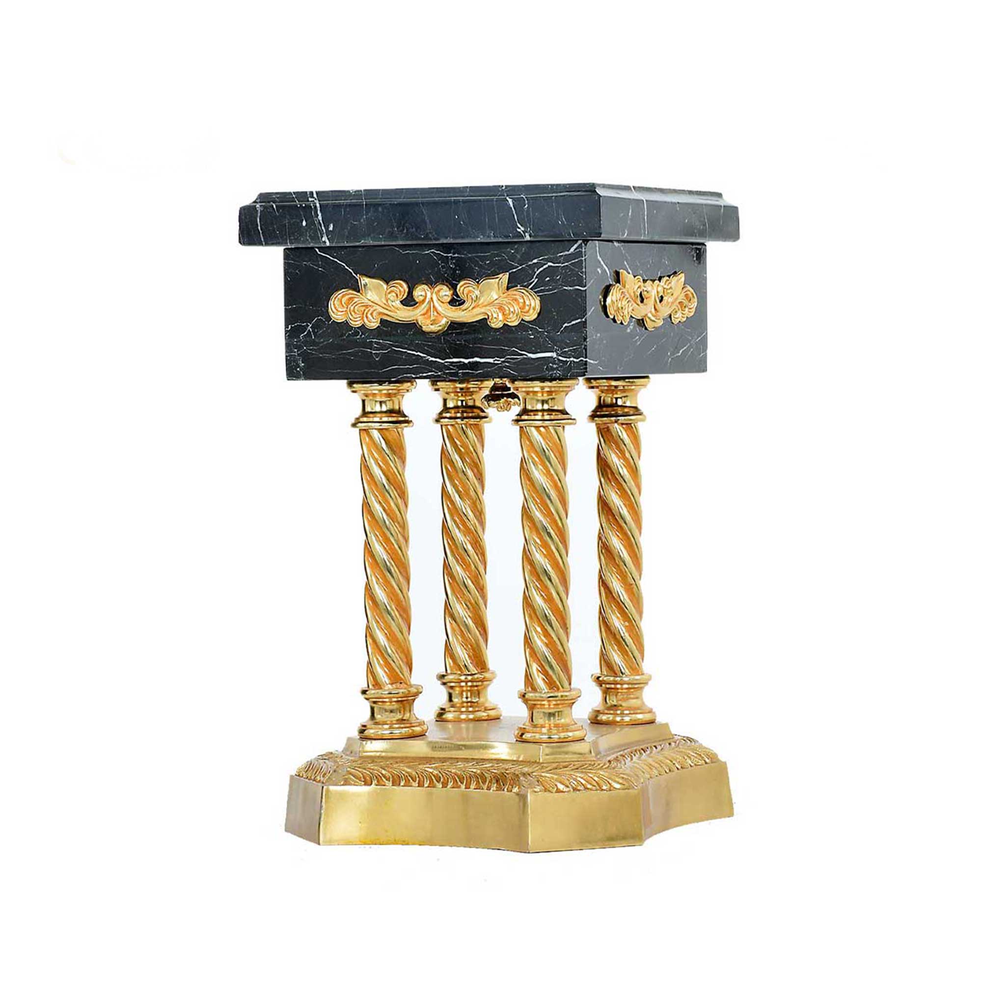 میز عسلی جدید و شیک طرح برنزی کد96089 میز عسلی جدید و شیک طرح برنزی کد96089