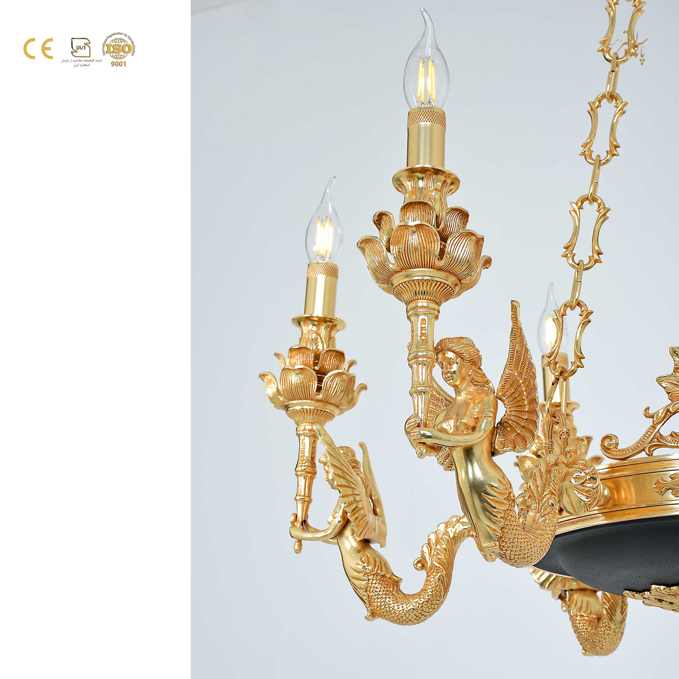 لوستر کلاسیک جدید 6 شاخه کد6738 لوستر کلاسیک جدید 6 شاخه کد6738