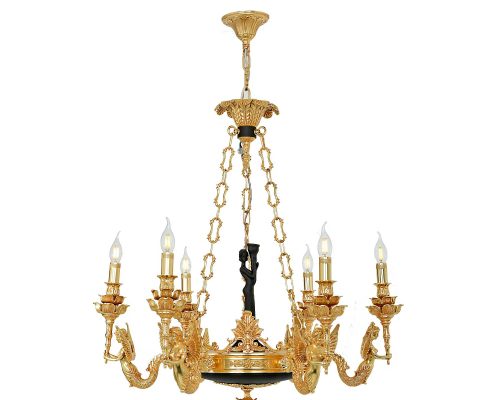 لوستر کلاسیک جدید 6 شاخه کد6738