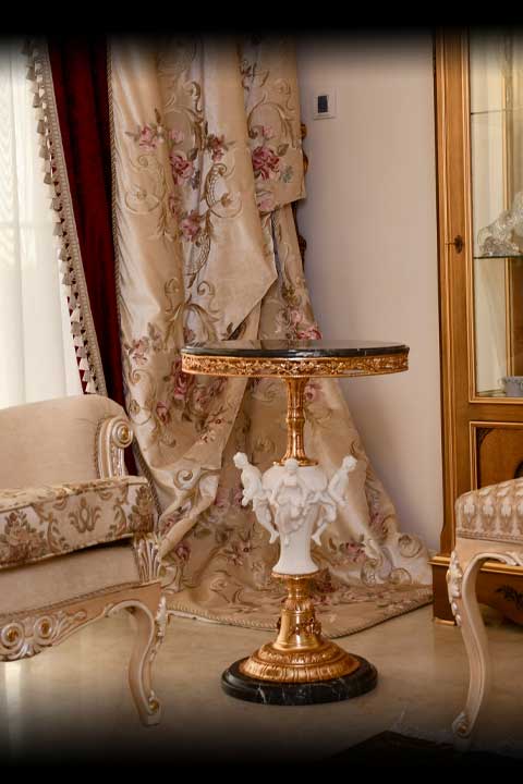 میز عسلی برنزی