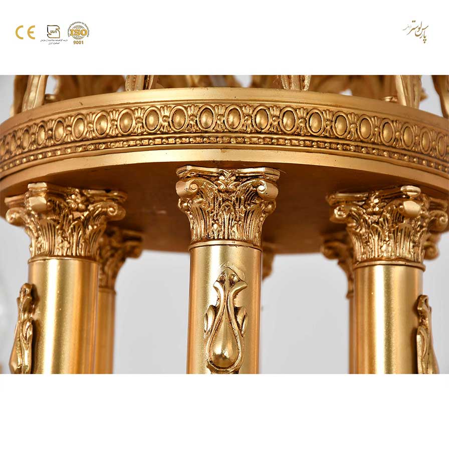 لوستر کلاسیک پارس لوستر فراهانی کد 6898 لوستر کلاسیک پارس لوستر فراهانی کد 6898