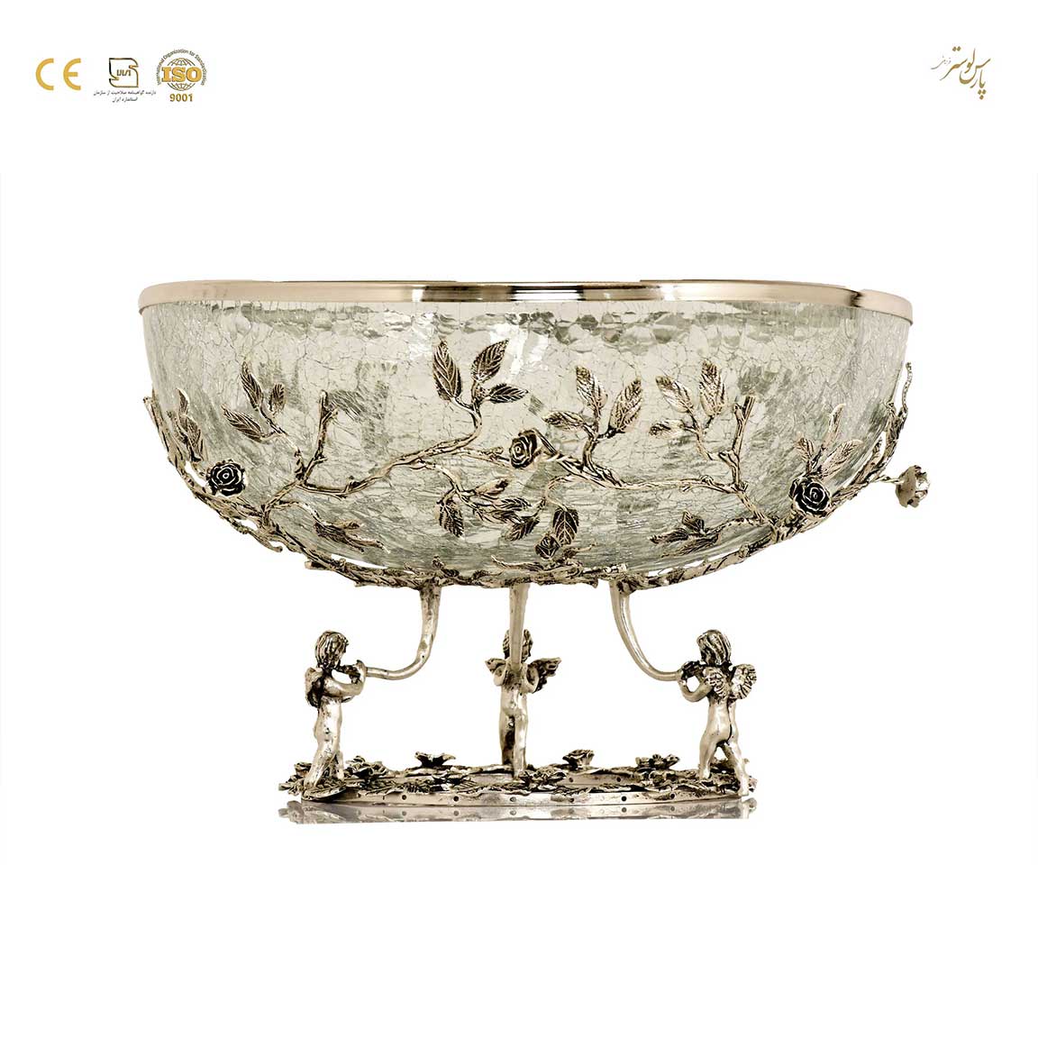 میوه خوری بلوری پارس لوستر فراهانی کد 950146 میوه خوری بلوری پارس لوستر فراهانی کد 950146
