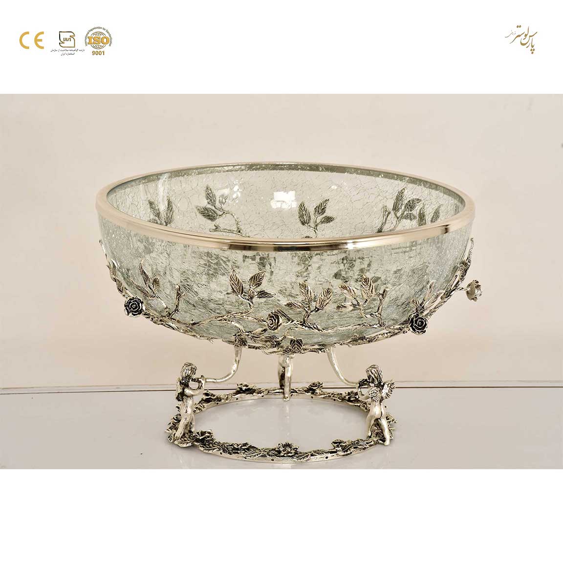 میوه خوری بلوری پارس لوستر فراهانی کد 950146 میوه خوری بلوری پارس لوستر فراهانی کد 950146