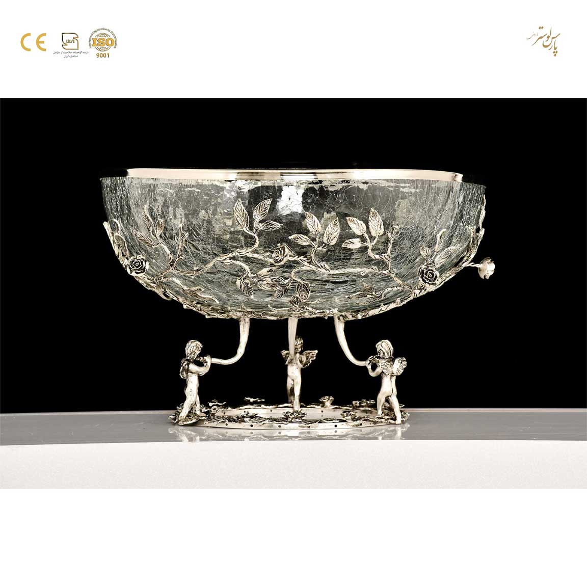 میوه خوری بلوری پارس لوستر فراهانی کد 950146 میوه خوری بلوری پارس لوستر فراهانی کد 950146