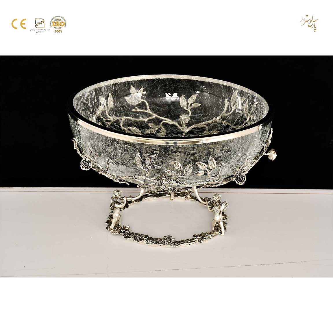 میوه خوری بلوری پارس لوستر فراهانی کد 950146 میوه خوری بلوری پارس لوستر فراهانی کد 950146