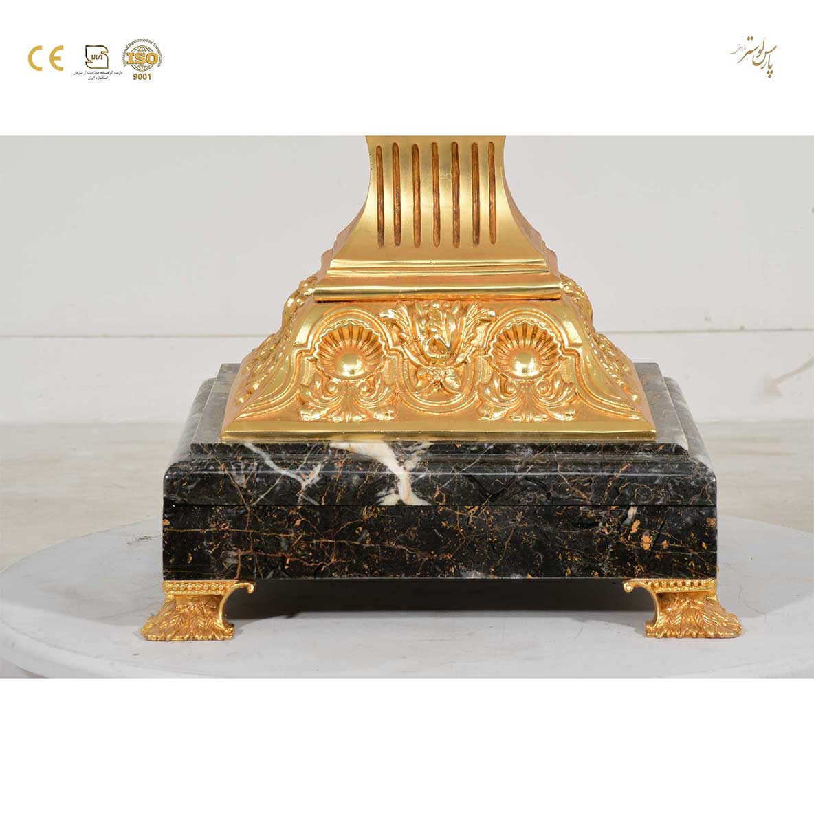 میز سنگی مرمر مشکی پارس لوستر فراهانی کد 960116 میز سنگی مرمر مشکی پارس لوستر فراهانی کد 960116