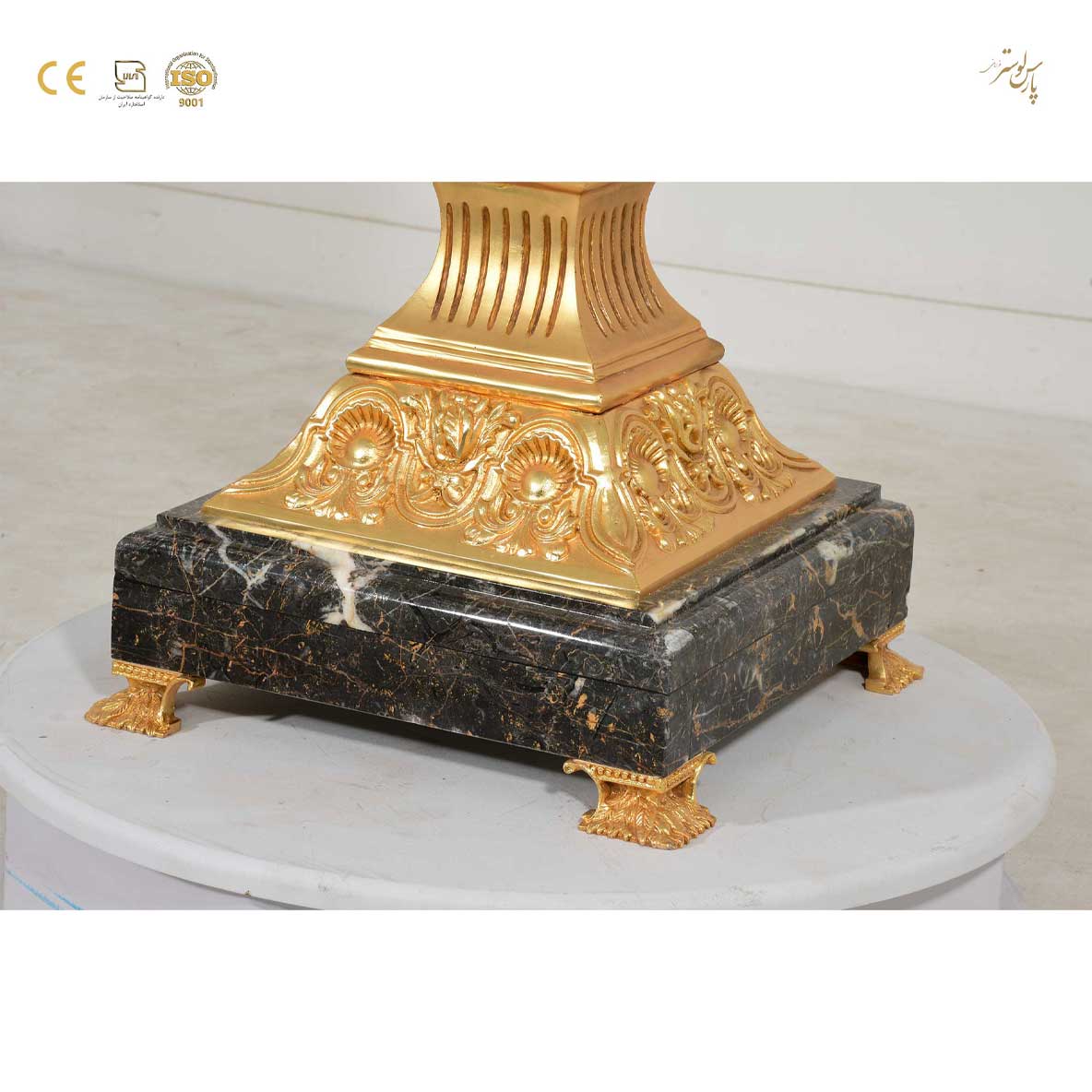 میز سنگی مرمر مشکی پارس لوستر فراهانی کد 960116 میز سنگی مرمر مشکی پارس لوستر فراهانی کد 960116
