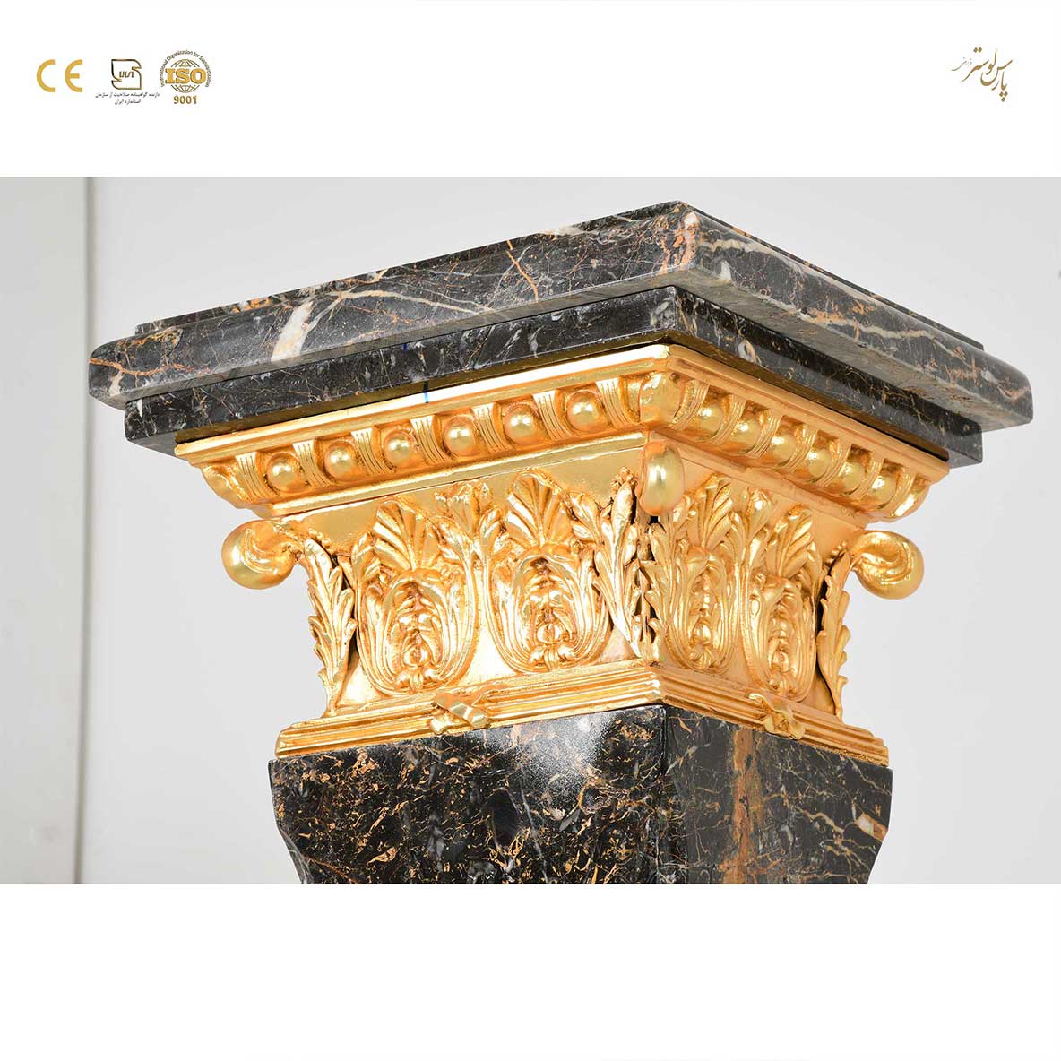 میز سنگی مرمر مشکی پارس لوستر فراهانی کد 960116 میز سنگی مرمر مشکی پارس لوستر فراهانی کد 960116