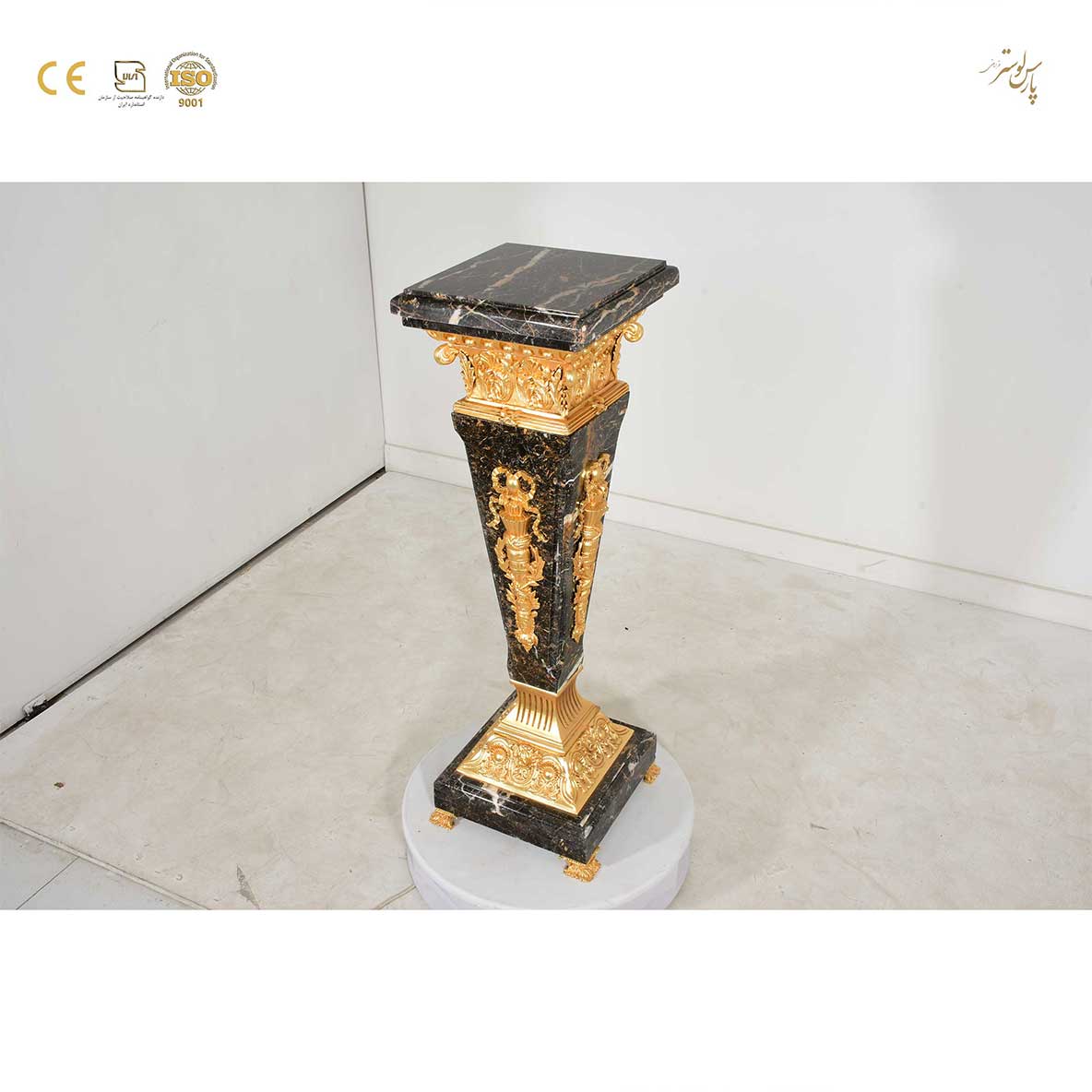 میز سنگی مرمر مشکی پارس لوستر فراهانی کد 960116 میز سنگی مرمر مشکی پارس لوستر فراهانی کد 960116