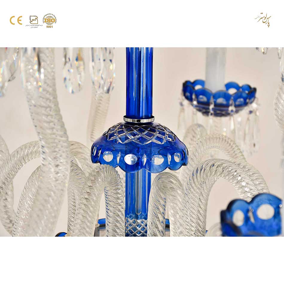 لوستر باکارات پارس لوستر فراهانی کد 7158 لوستر باکارات پارس لوستر فراهانی کد 7158