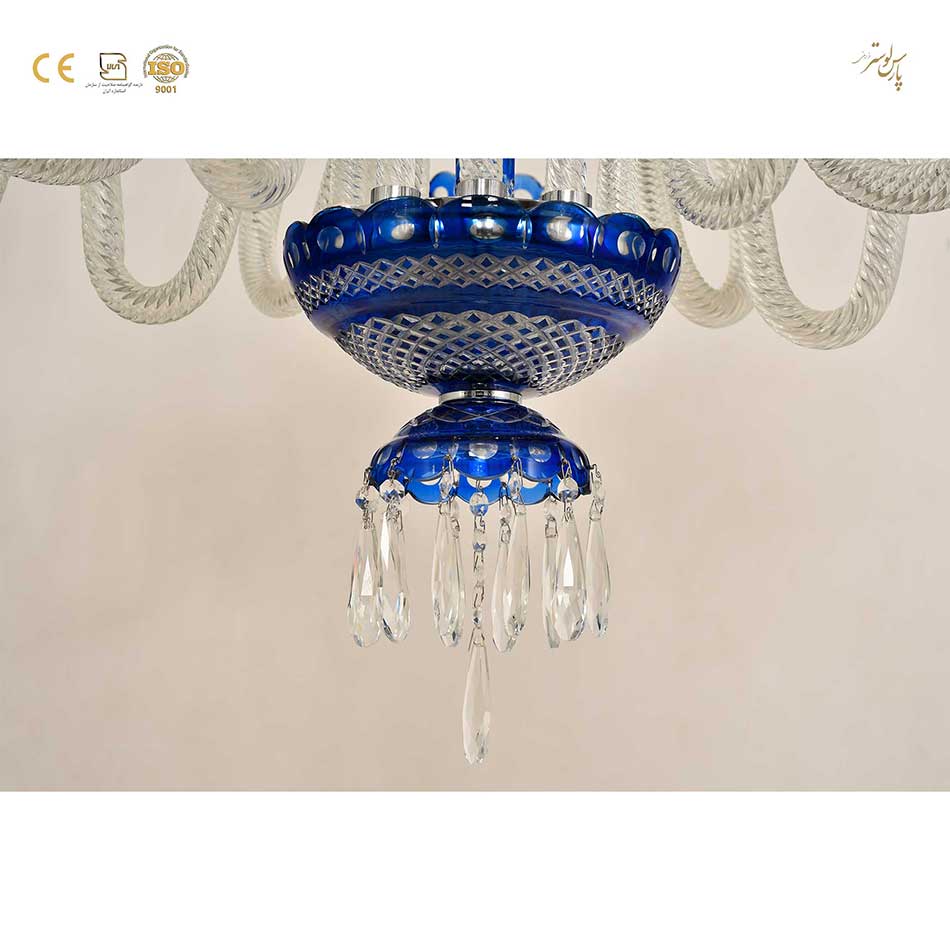 لوستر باکارات پارس لوستر فراهانی کد 7158 لوستر باکارات پارس لوستر فراهانی کد 7158