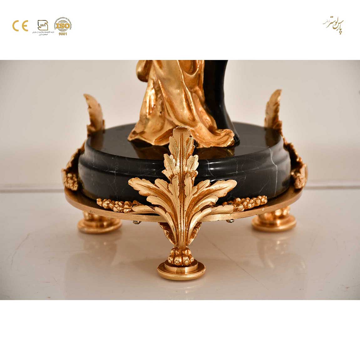 شمعدان برنزی پارس لوستر فراهانی کد 910297 شمعدان برنزی پارس لوستر فراهانی کد 910297