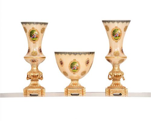 میوه‌خوری سه تیکه طرح کلاسیک پارس لوستر فراهانی